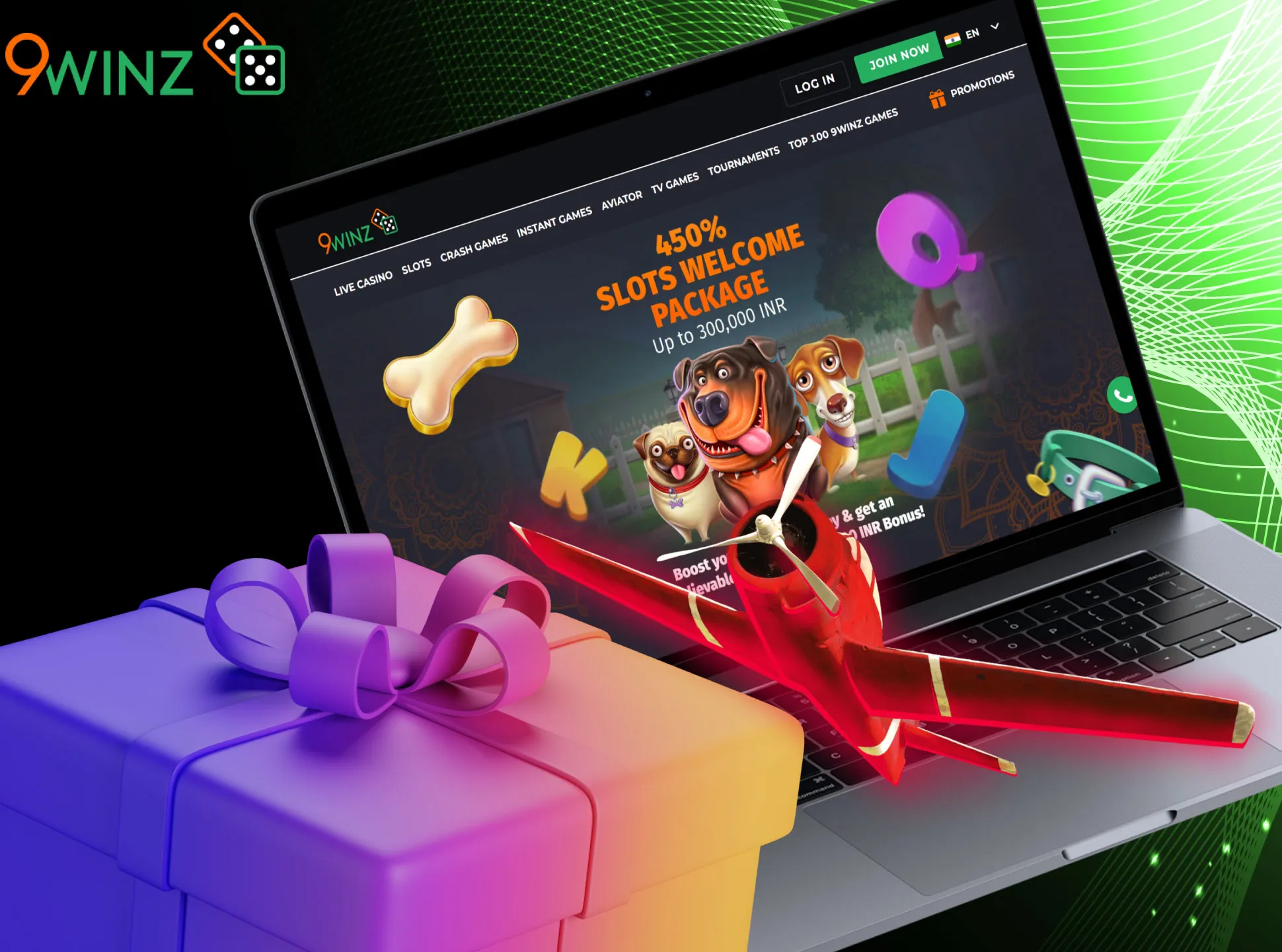 Every new player can get up to 450% to the deposited money as a welcome bonus.