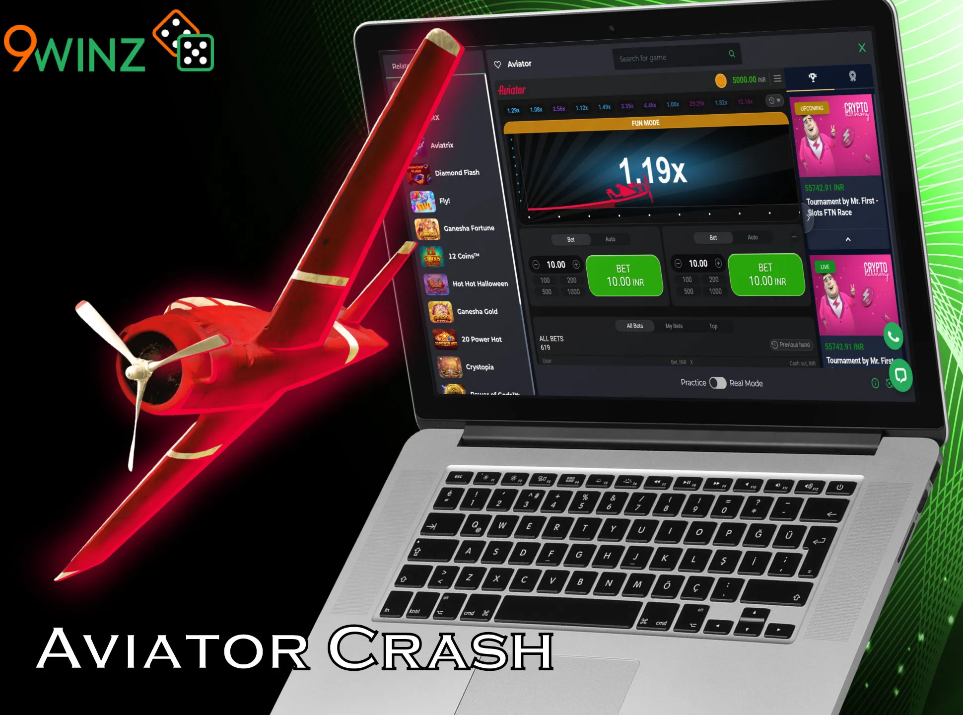 9winz Aviator has its specific features.
