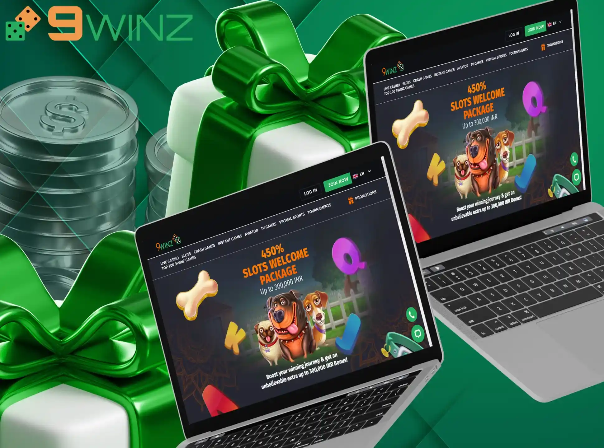 Get an exclusive bonuses for Andar Bahar game at 9winz.