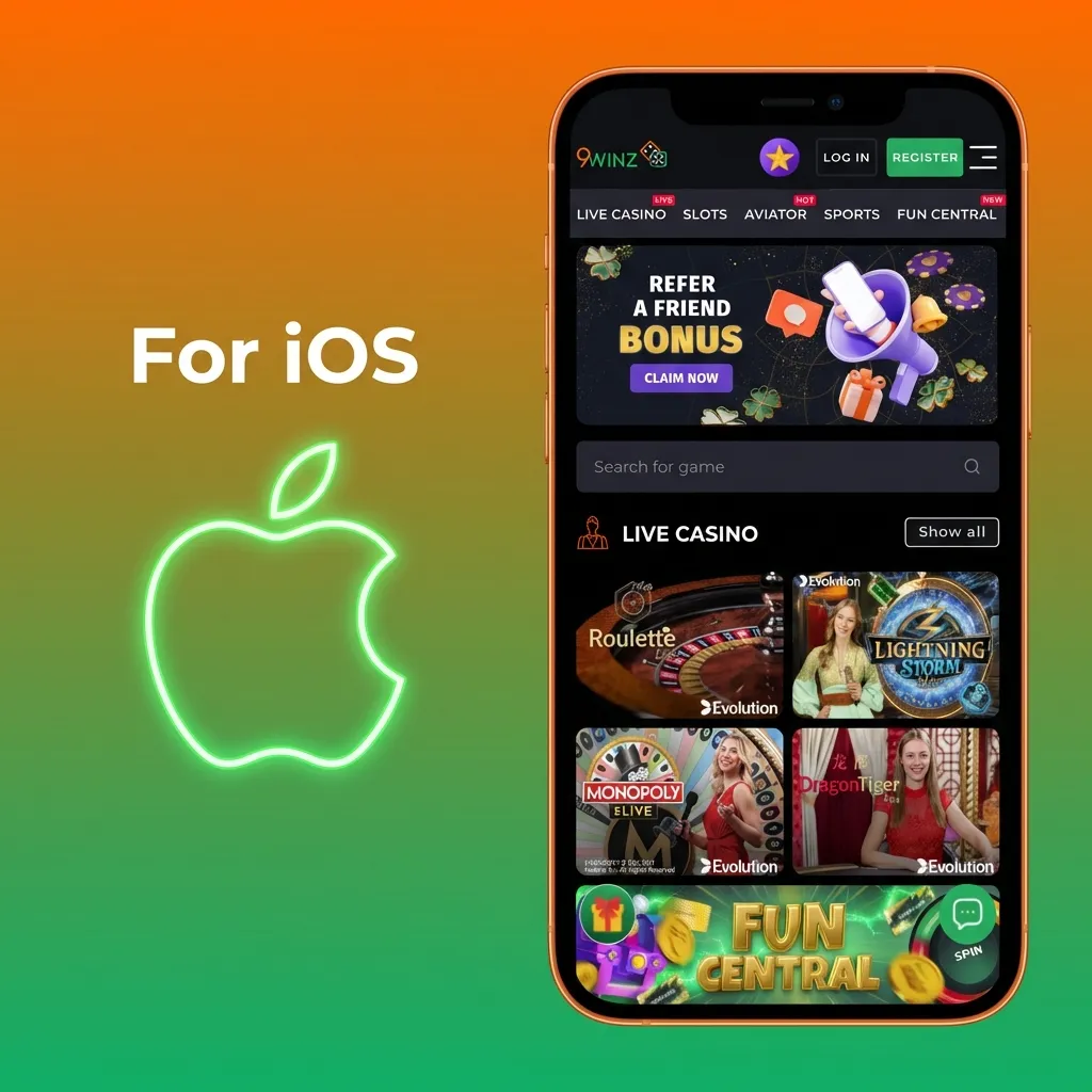 Downloading casino app on iPhone from App Store with iOS 11.0 or later required