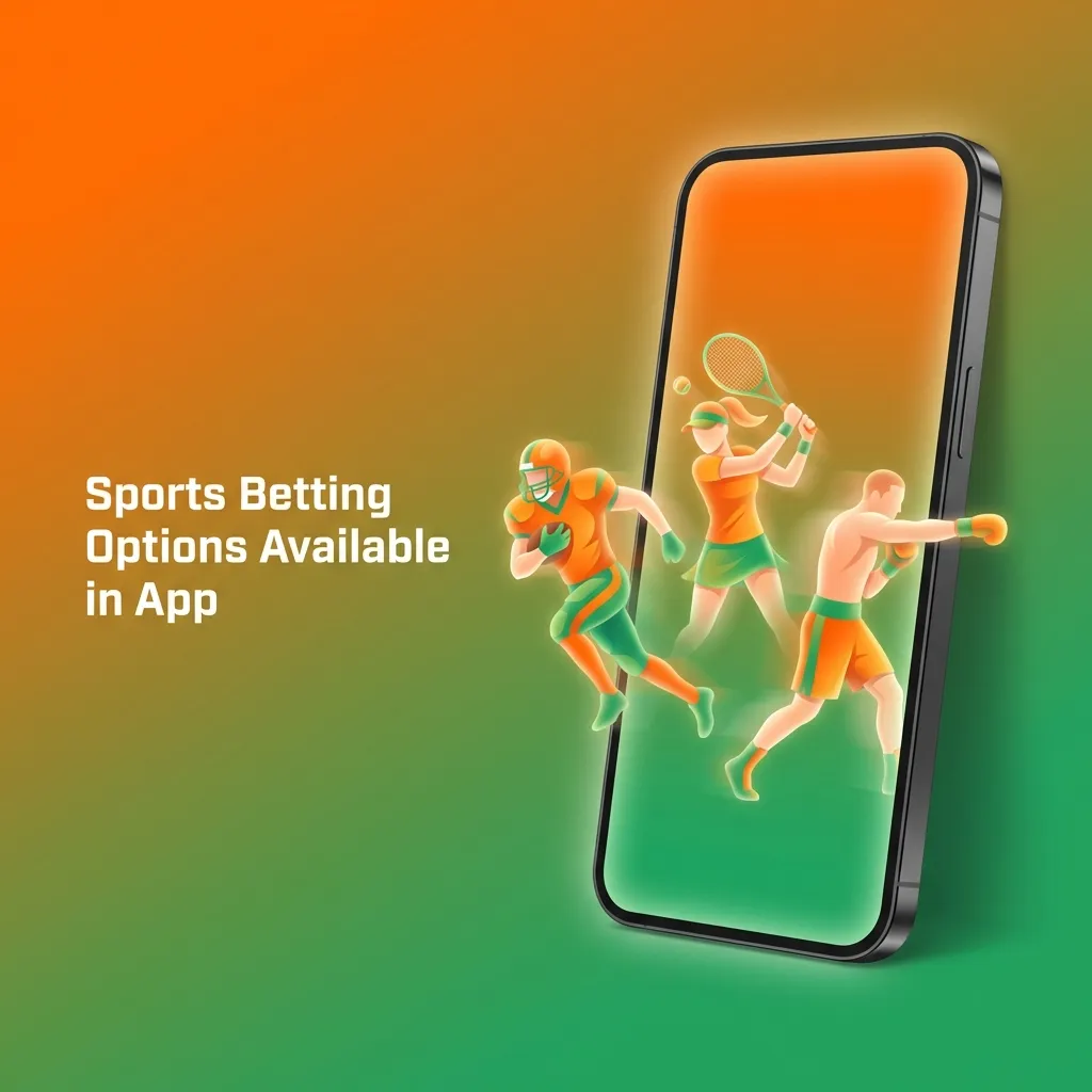 9winz mobile app sports betting interface showing 30+ sports including cricket, football, kabaddi, tennis and esports