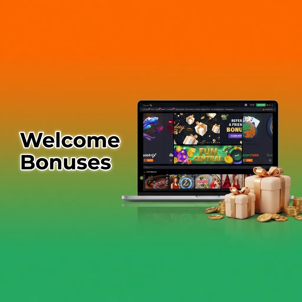 450% welcome bonus up to ₹3,00,000 split between casino and sports betting with automatic account crediting