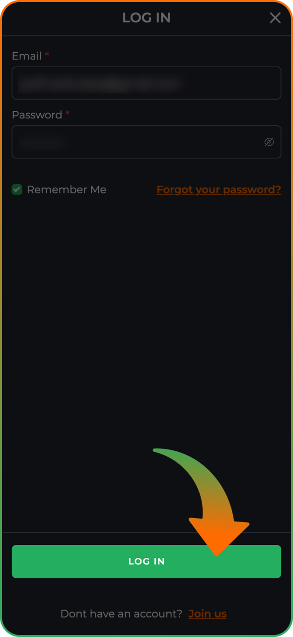 Complete the login process and enjoy playing 9winz app.