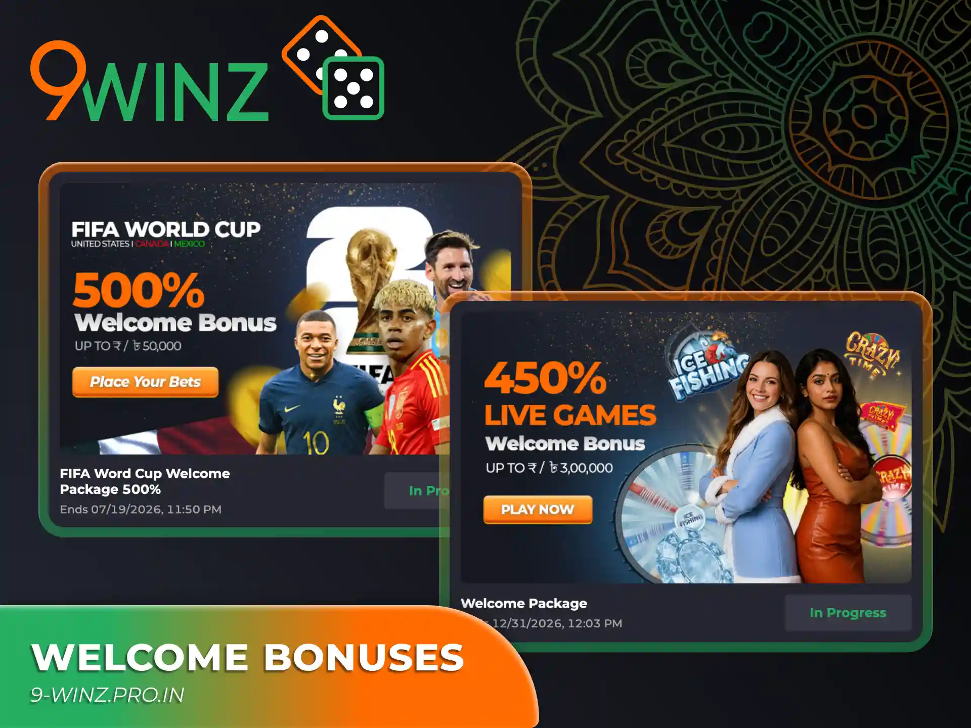 Increase your potential winnings with 9winz app welcome bonuses.