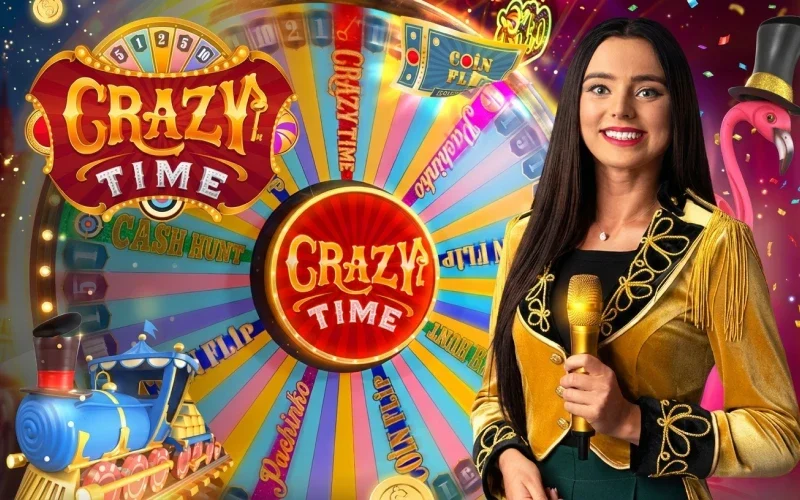Go to 9winz live casino to play Crazy Time game.