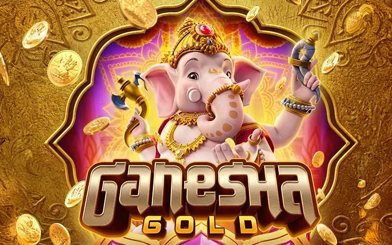 Immerse yourself into Ganesha Gold slot game at 9winz.